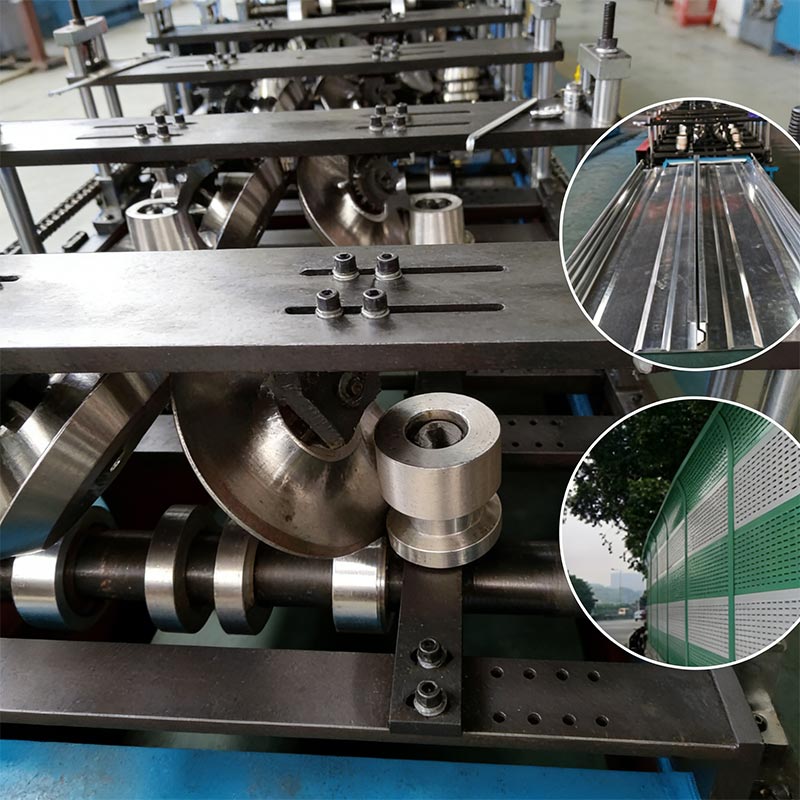 Mesin Pembentuk Roll Barrier Bunyi